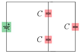 three-capacitor circuit