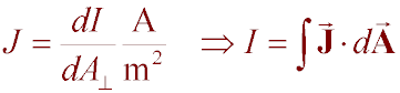 volume current equation