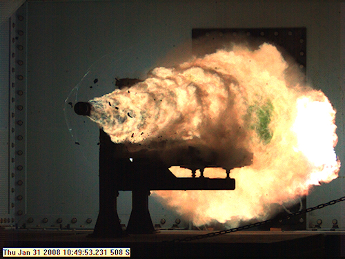 US Navy railgun