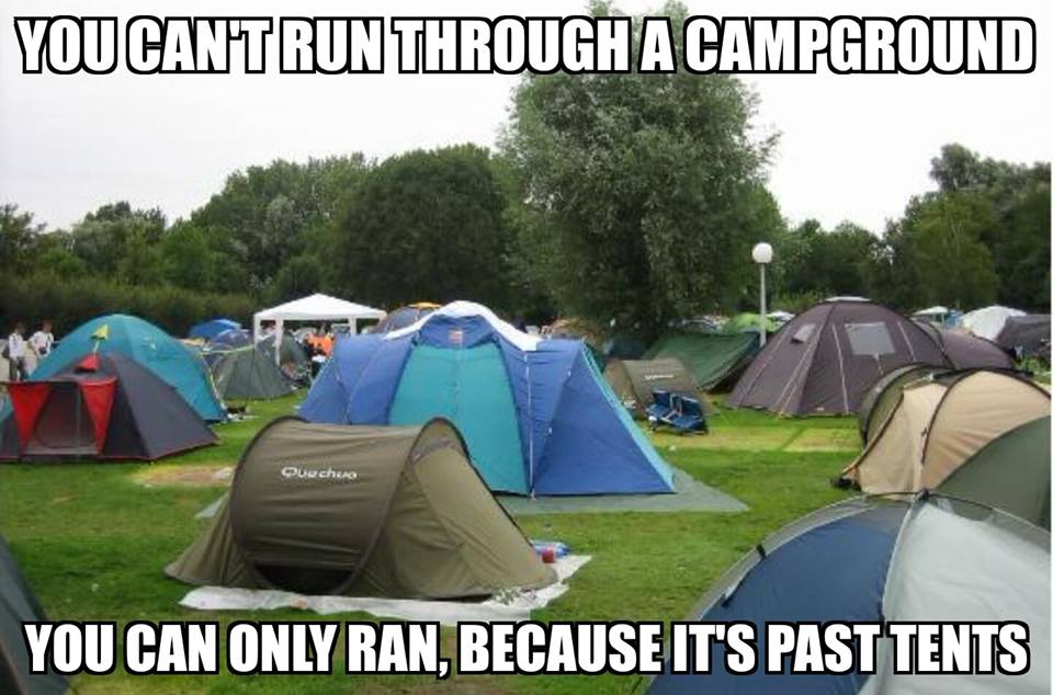 past tents joke