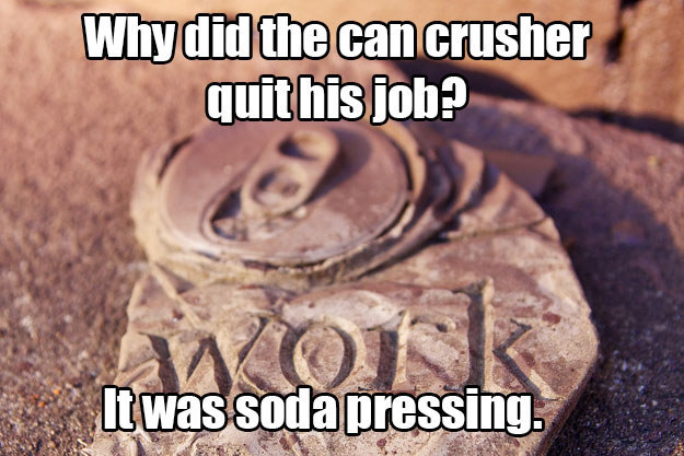 soda pressing joke