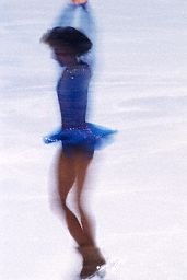 spinning ice skater